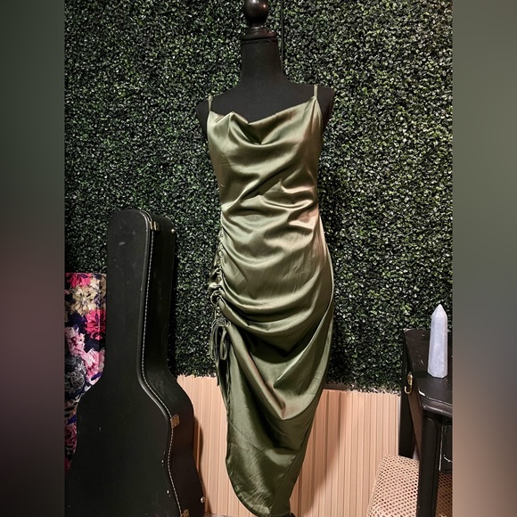 Dresses & Skirts - Boutique | Olive Green Slip Dress